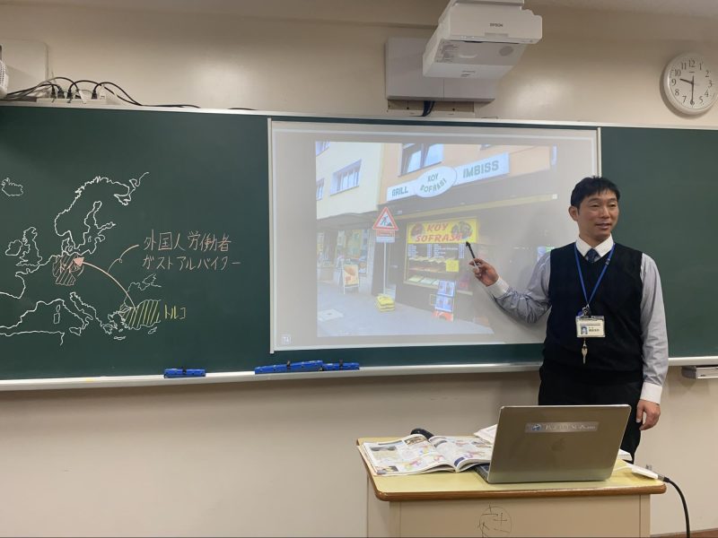 森田浩司教諭がNHK高校講座に出演しました